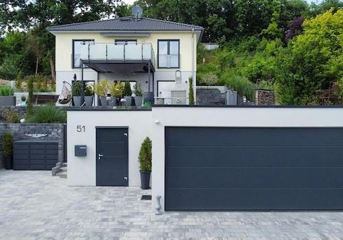 Ansicht von der Straße