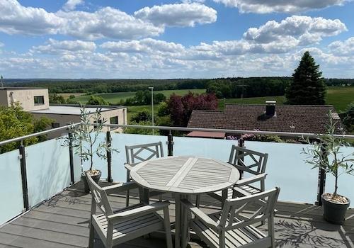 Balkon mit Fernblick