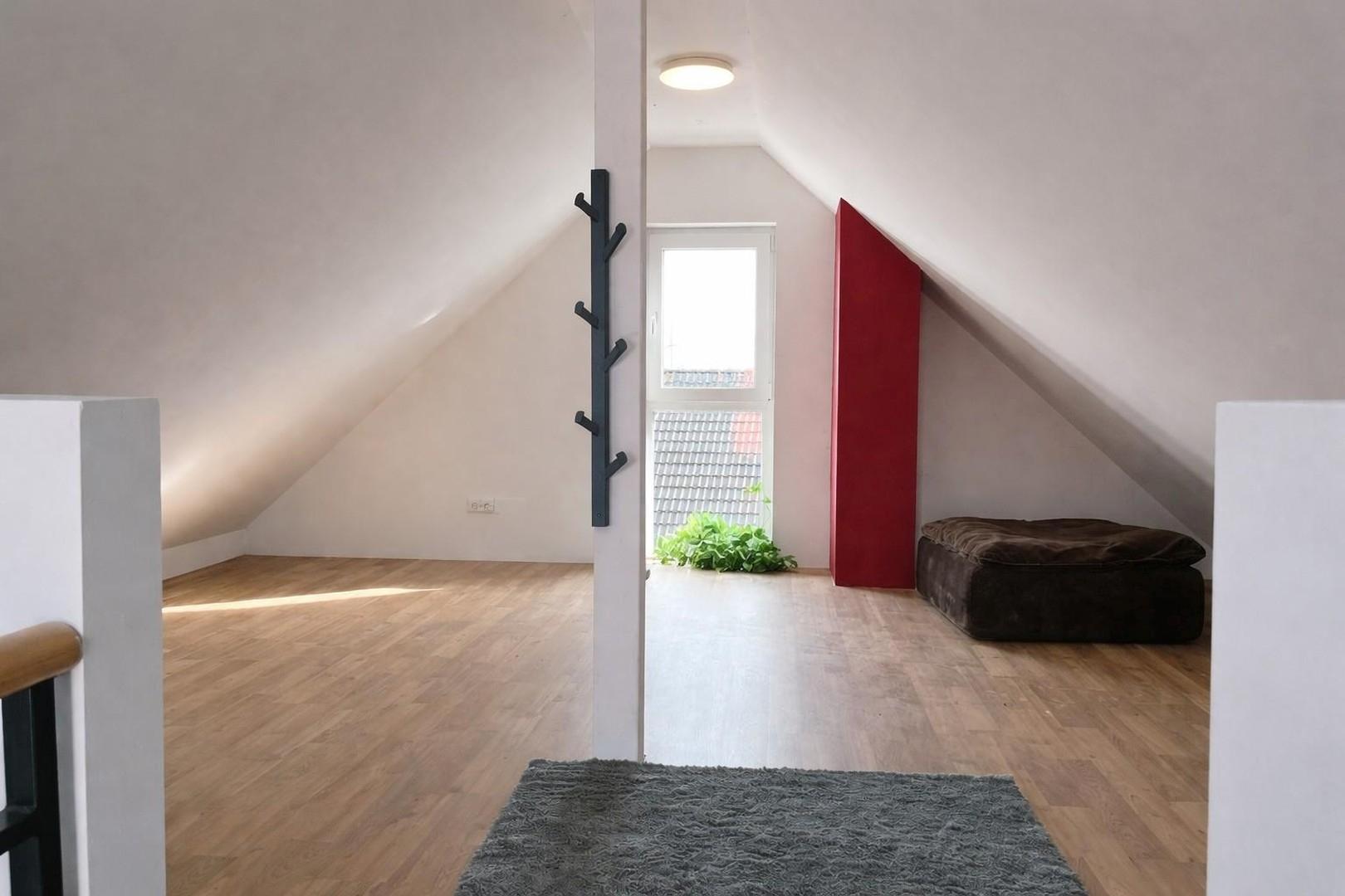 Spitzboden ausgebaut