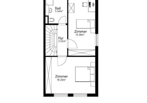Grundriss Obergeschoss