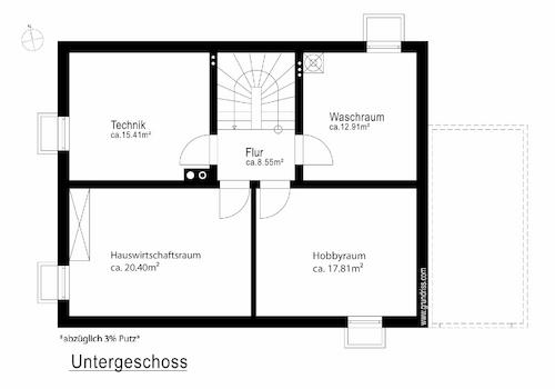 Grundriss Untergeschoss