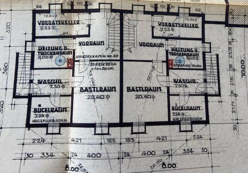 Grundriss Keller