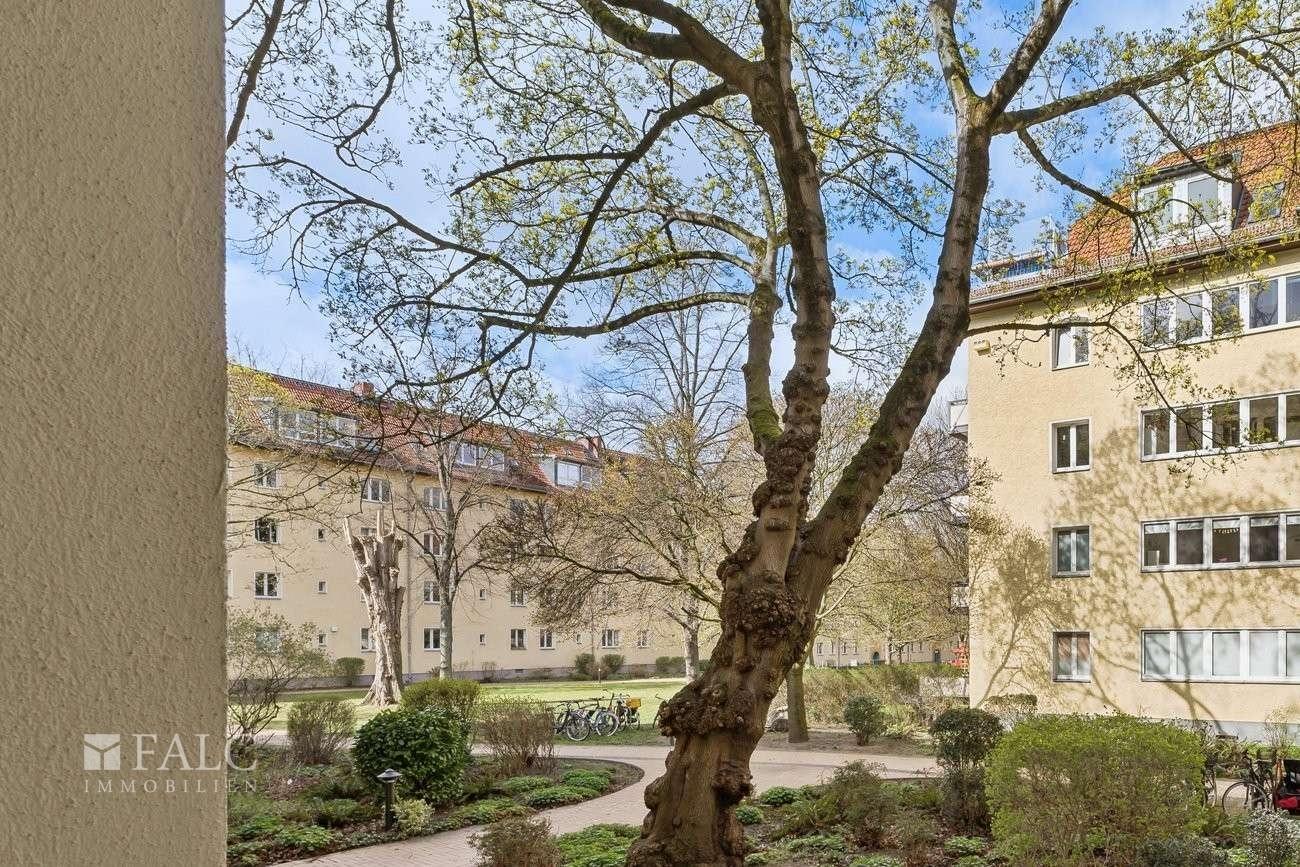 Innenhof aus der Küche