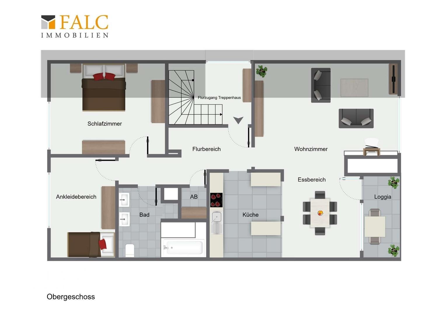 Grundriss Obergeschoss