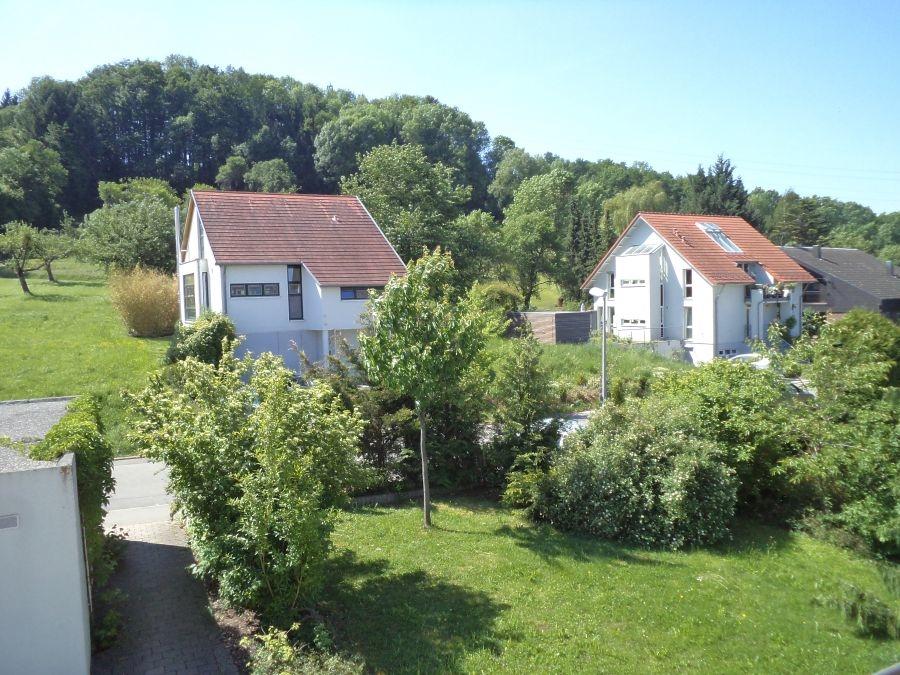 Blick aus dem Wohnzimmer