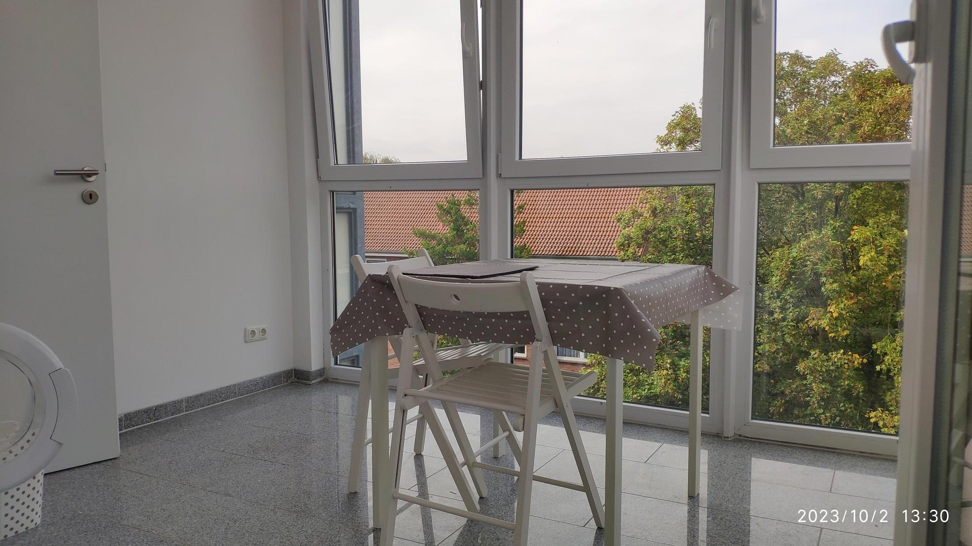 Balkon 8,50m2  isolierverglast