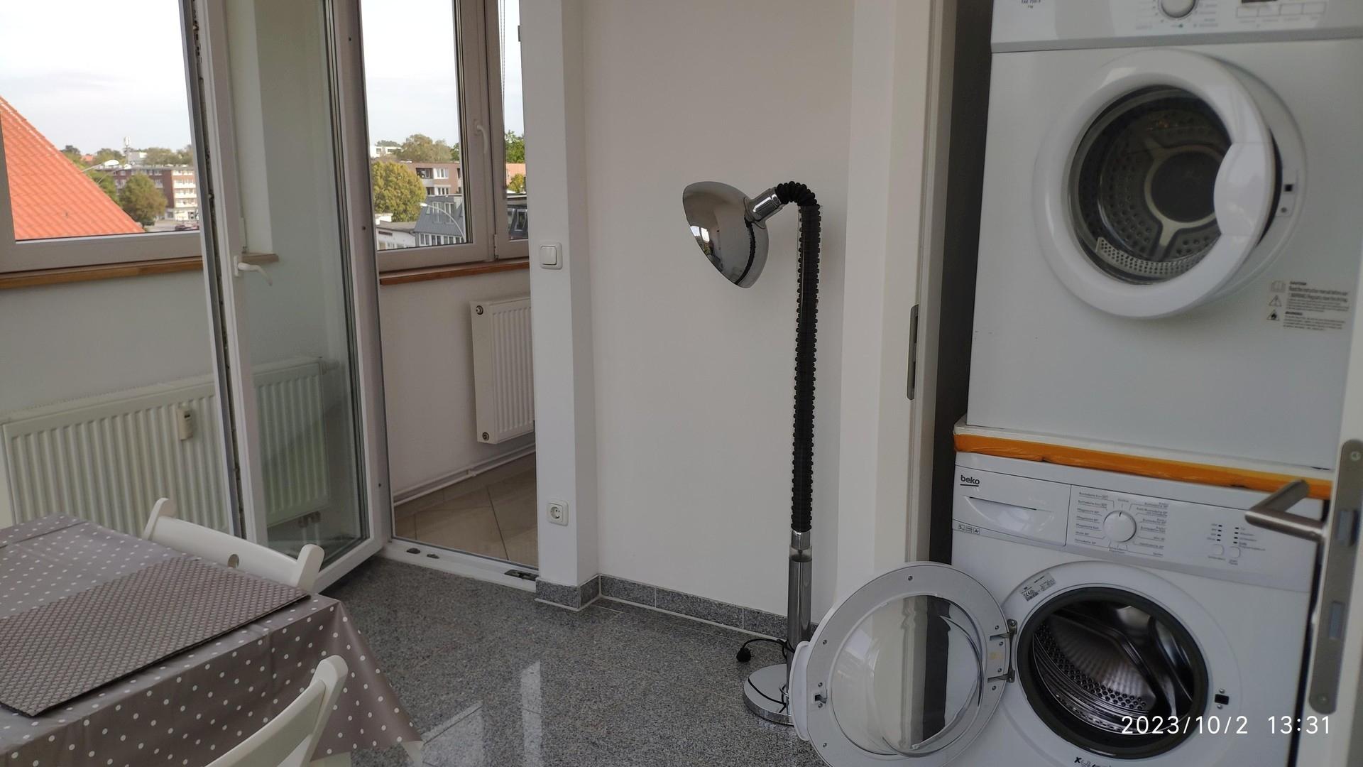 Balkon WM  und Trockn