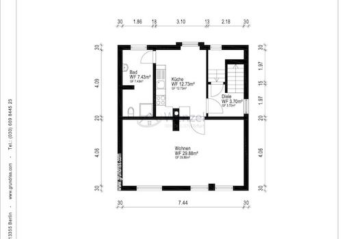 Grundriss 1. Obergeschoss