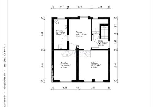 Grundriss 2. Obergeschoss