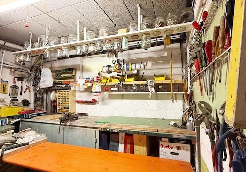  Die Werkstatt im Keller