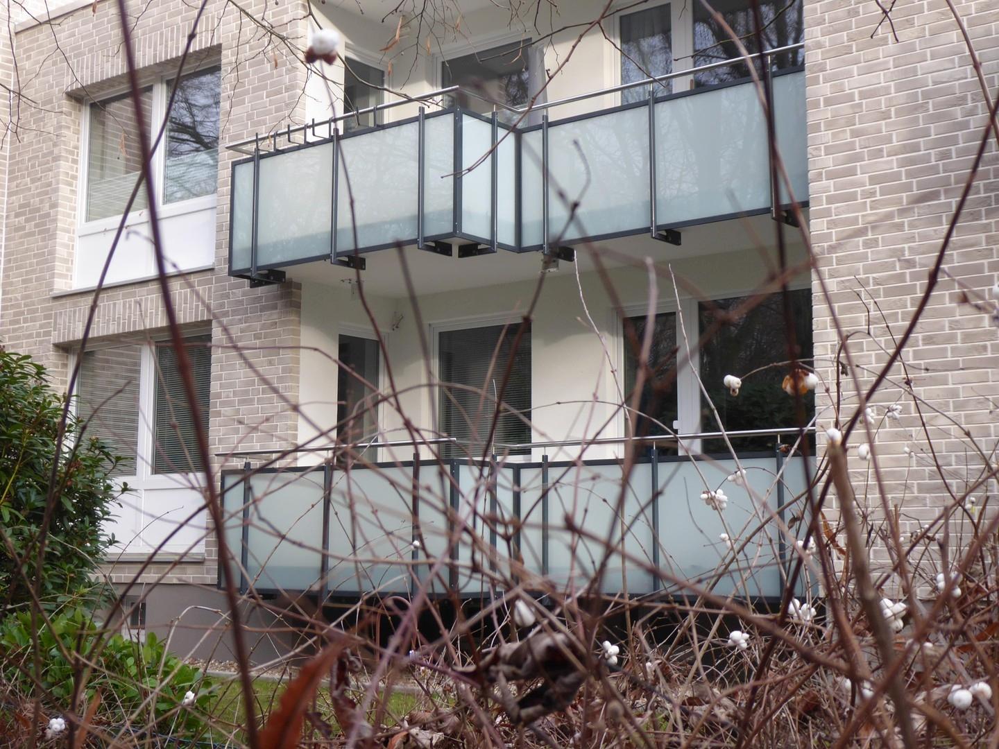 Balkon von Süden aus