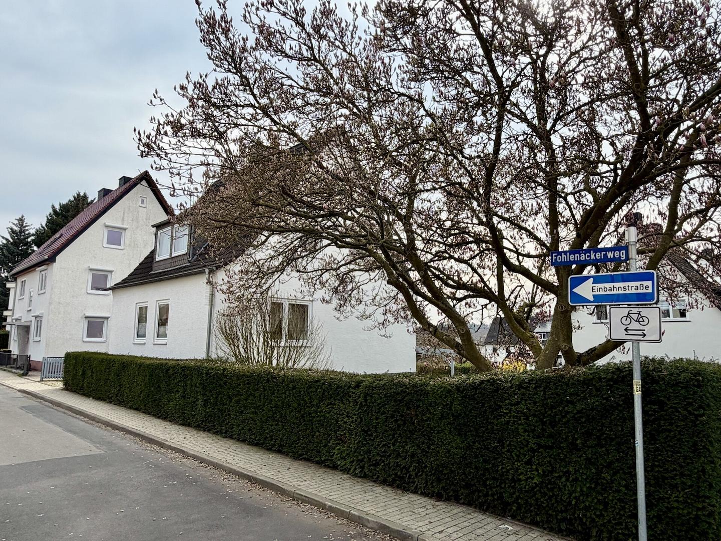 Blick von der Straße