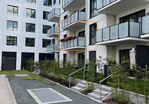 Sicht auf den Balkon