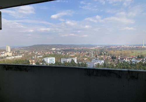 Ausblick Balkon