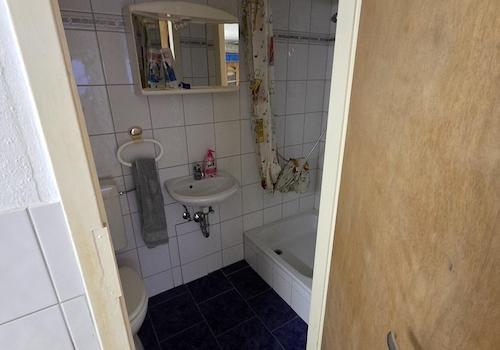 Saunadusche im Keller