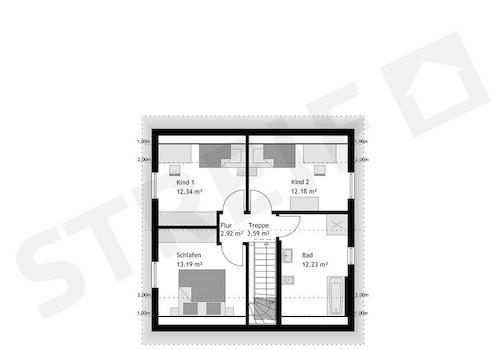 Grundriss Dachgeschoss