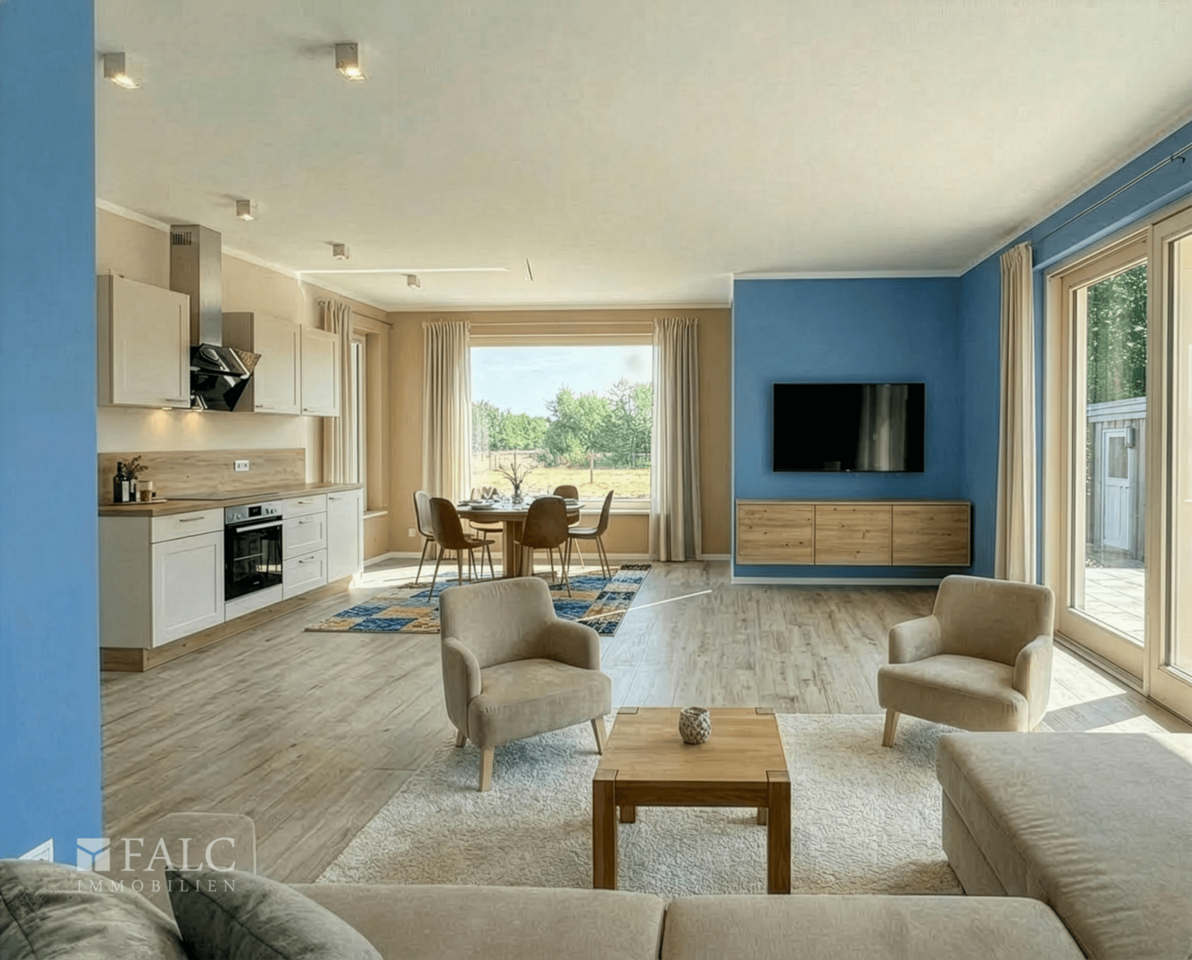 Wohnzimmer  KI generiert