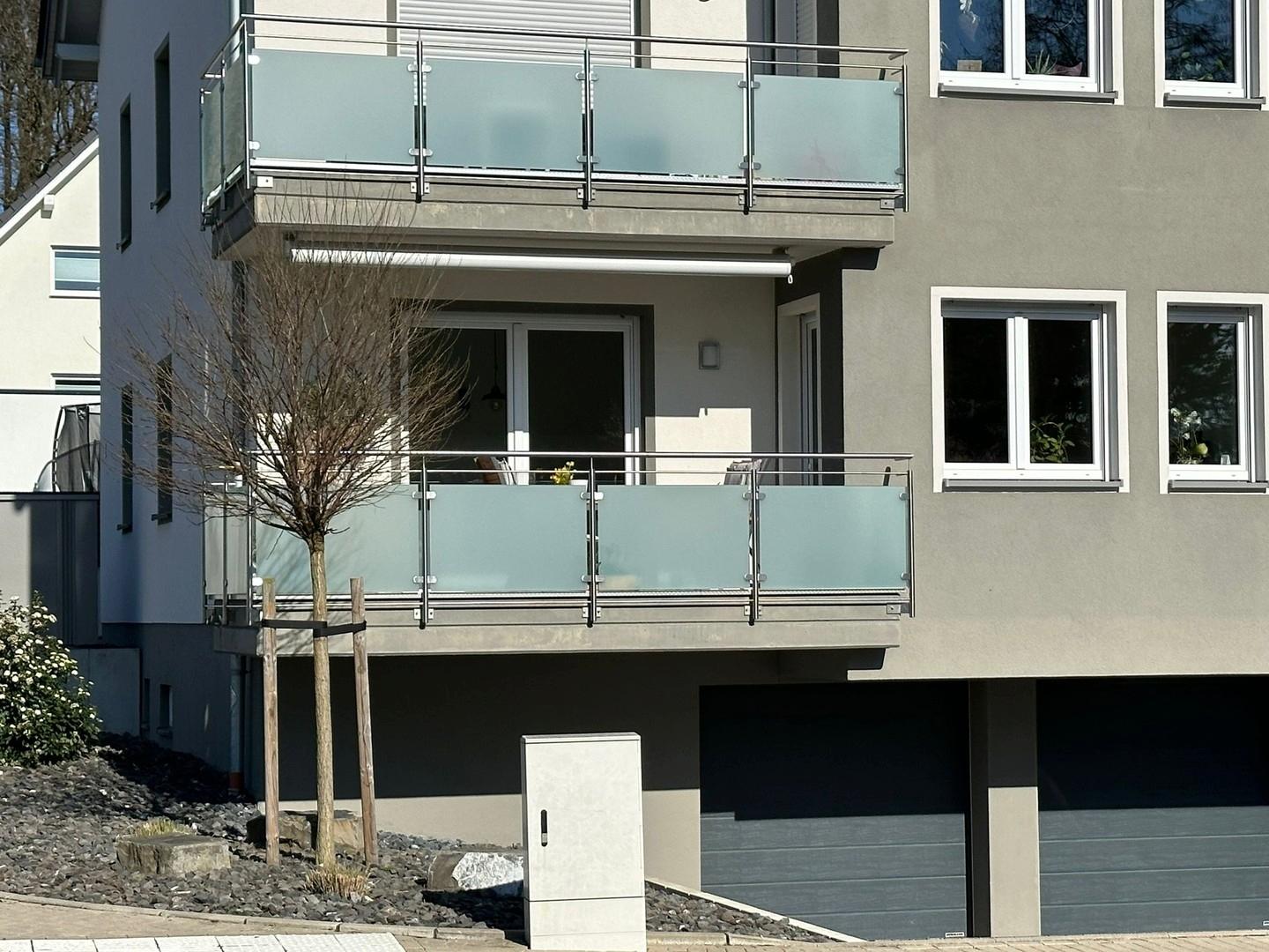 Gebäudeansicht Balkon