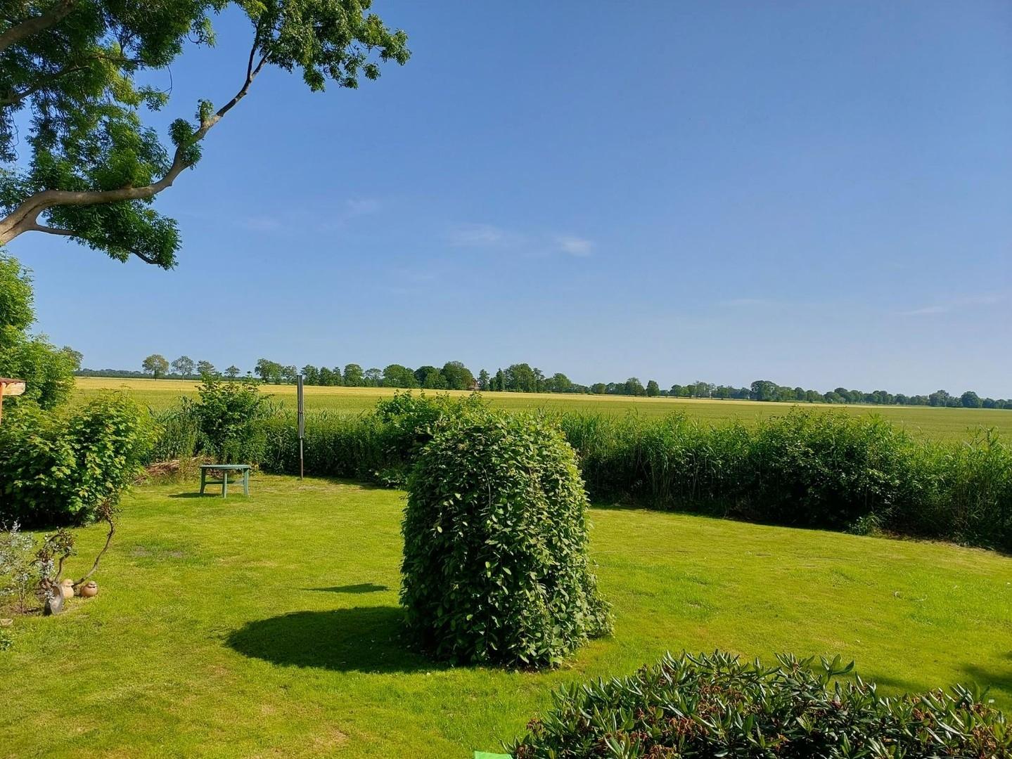 Weitblick aus dem Garten