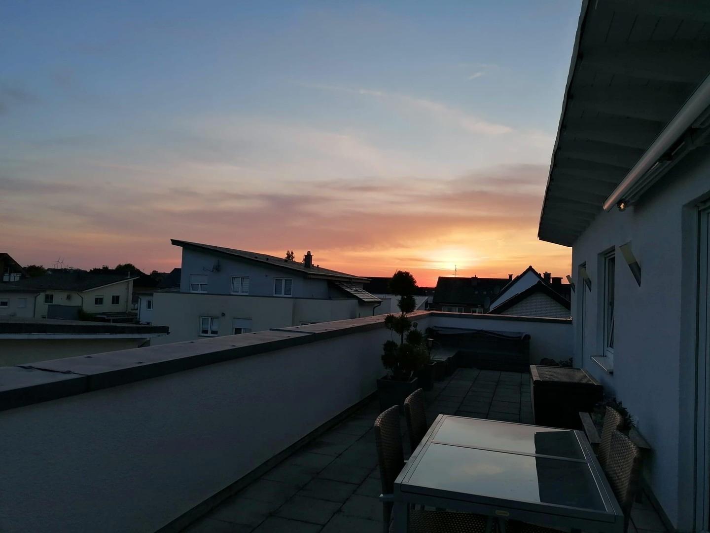 Blick Dachterrasse