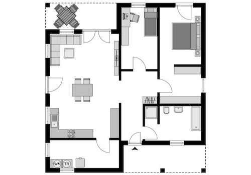 Bungalow 03 Grundriss