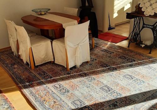 Essbereich im Wohnzimmer 