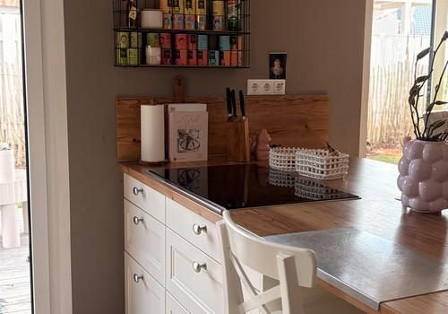 Kochinsel mit Induktionsherd