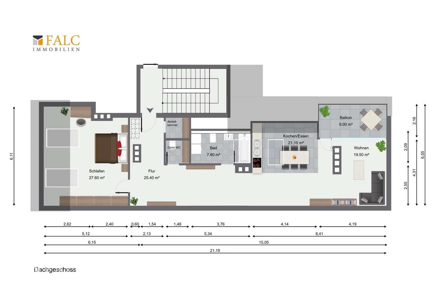 Grundriss Dachgeschoss