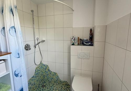 Gästebad mit Dusche in EG