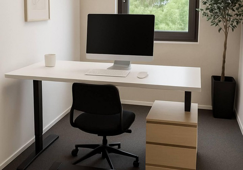 Einzelbüro mit Laufband