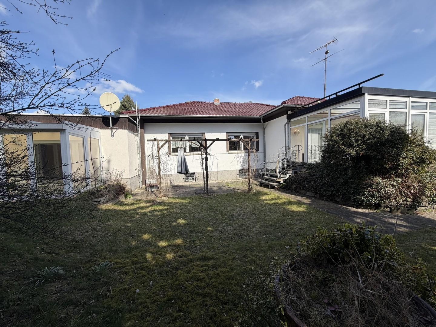 Rückseite des Hauses 