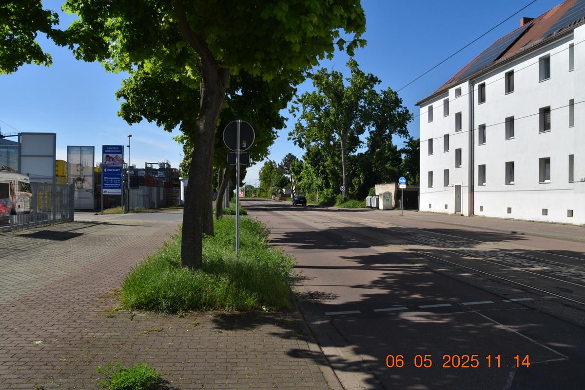 Weißenfelser Straße stadtauswärts