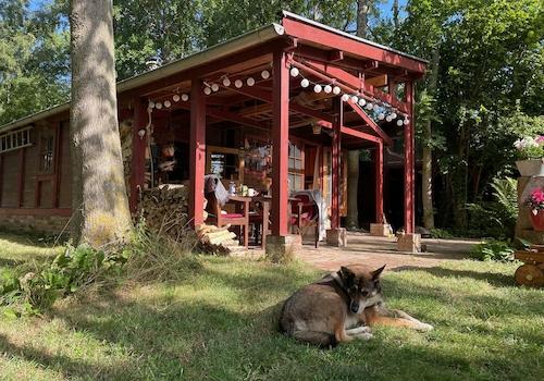 Überdachte Terrasse