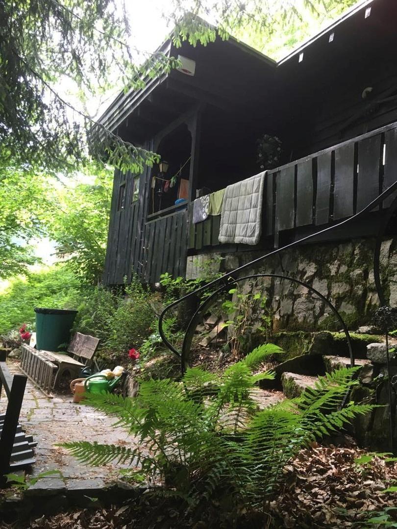 Untere Terasse, Blick aufs Hau