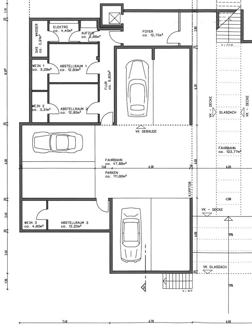 Grundriss Garage und Keller 2
