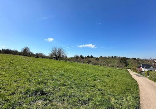 Feldrand Wohngebiet Westsicht