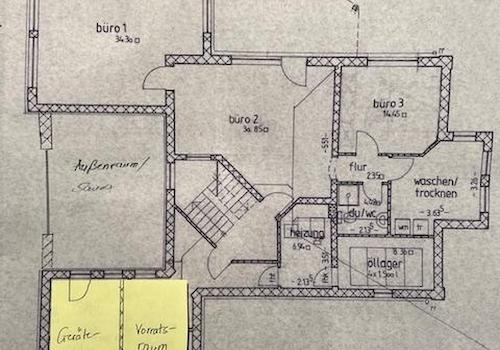 Grundriss Untergeschoss