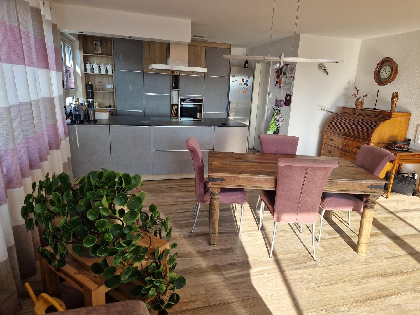 Blick vom Wohnzimmer