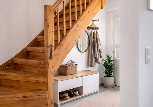 Eingang und Treppe OG