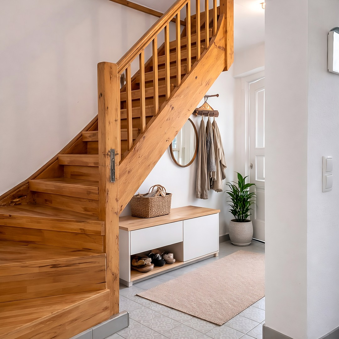 Eingang und Treppe OG