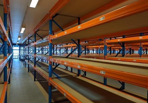 Picklager: 4 Etagen á 4 Böden