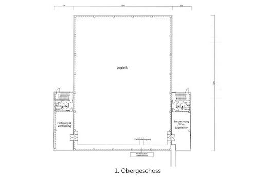 Grundriss Logistik 1. Stock