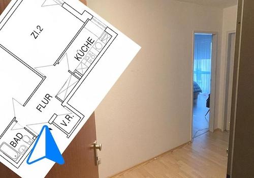 Eingang, Flur Ri. Schlafzimmer