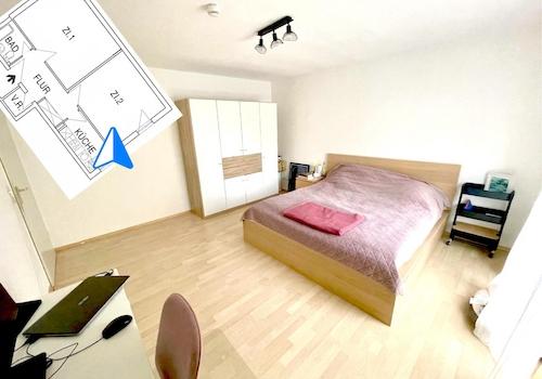 Schlafzimmer Richtung Schrank