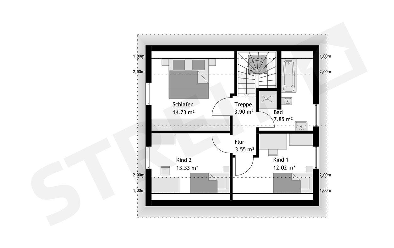 Grundriss Dachgeschoss