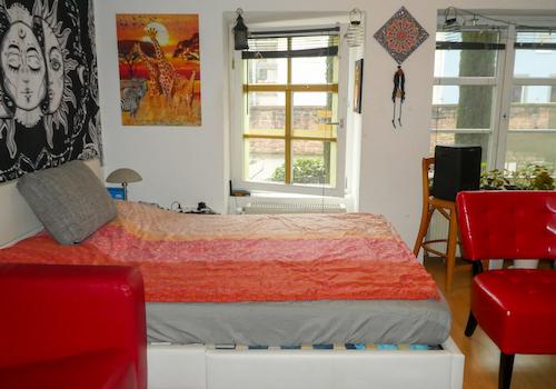 Blick aus dem Fenster