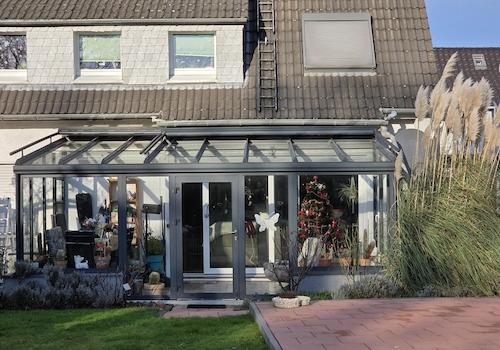 Wintergarten von Rückseite