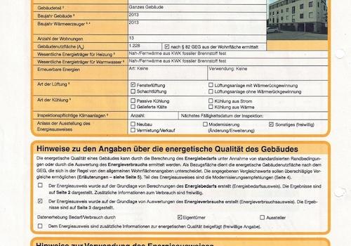 Energieausweis