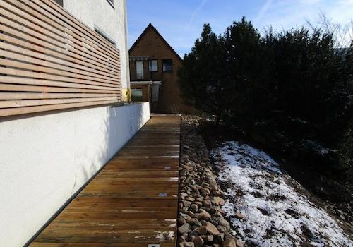 Zuwegung zum Hauseingang