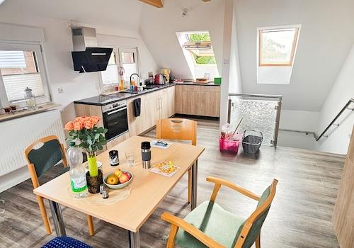 Küche im Dachgeschoss